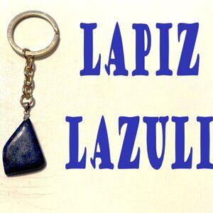 Lapis Lazuli Keychain – Wisdom, Truth & Inner Vision